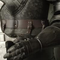 Zoomed in image of a Knight's armor.